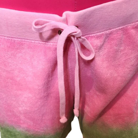 Juicy Couture Tie Dye Terry Cloth Shorts - Size Large - Picture 2 of 11
